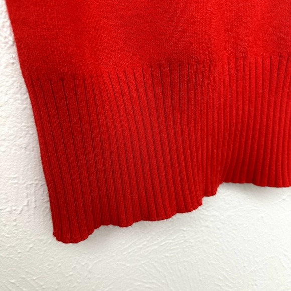 NWT French Connection Red  Roll Neck Jumper Sweater - Picture 4 of 9